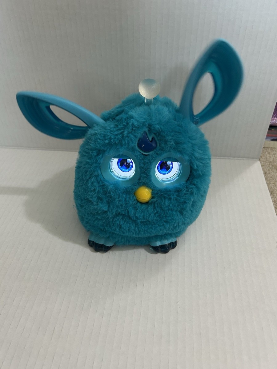 Furby 新品未使用 青色 Furby Connect 2016 Hasbro Teal Blue NO Sleep Mask Works
