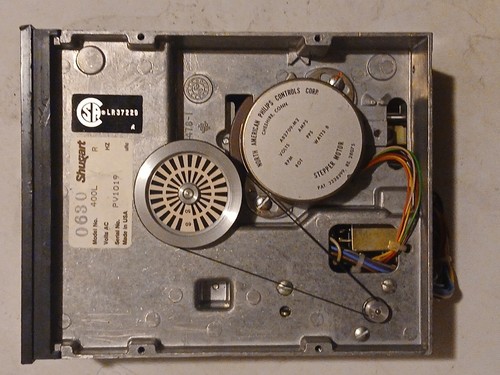 Black Vintage Shugart 400 5.25" Floppy Disk Drive 517D-1 Untested 
