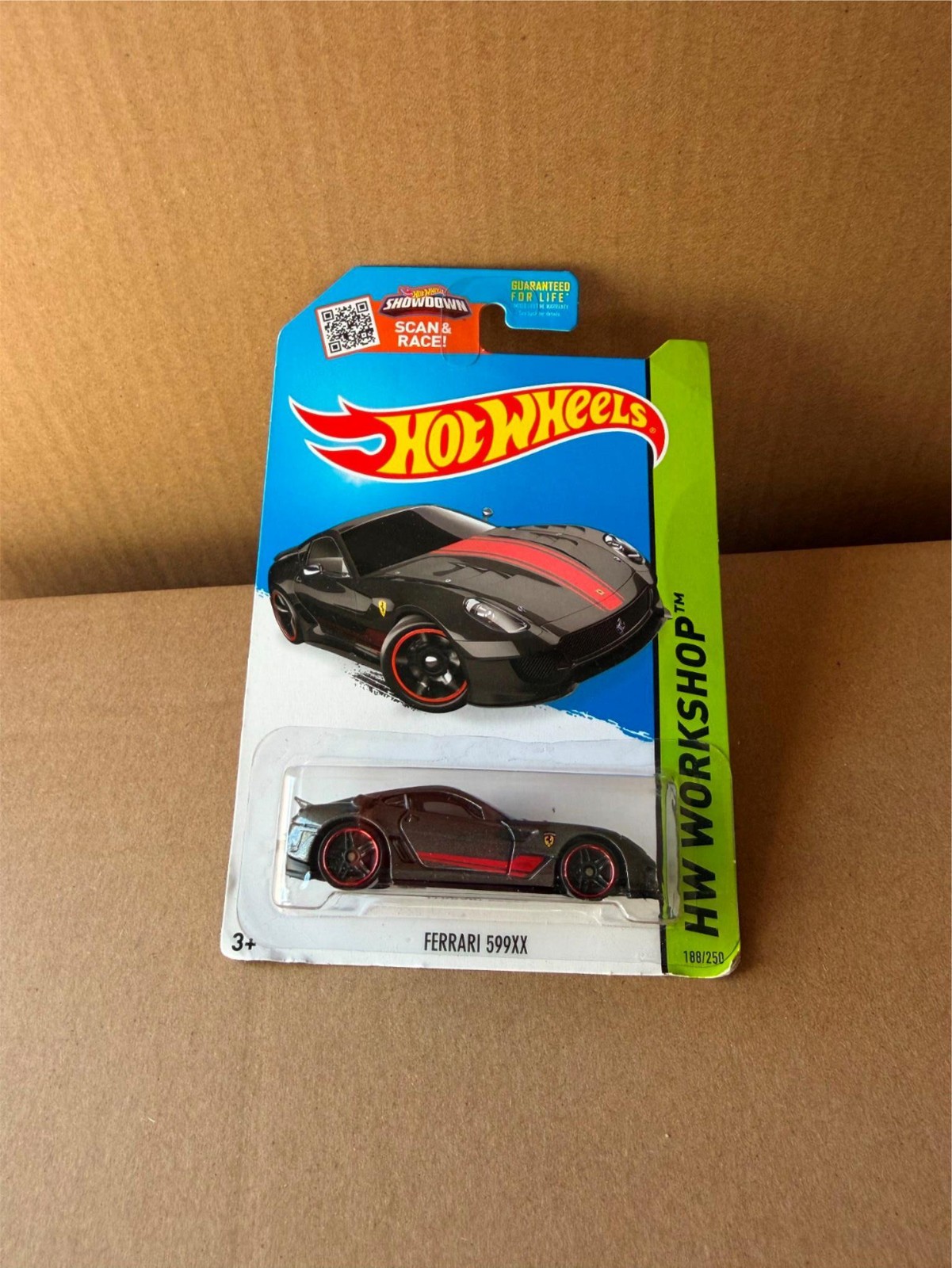 Hot Wheels Ferrari 599XX - 2015 HW Workshop #188/250 Gray C99