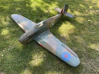 Used Rc Hurricane Plane 62” Wingspan