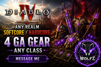 Diablo 4   4 GA Gear   Any Class | Any Realm | Legendary & Unique Items