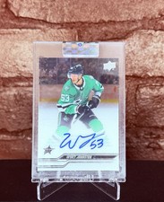 Wyatt Johnston Clear Cut RC Auto READ DESCRIP Stars On Card NHL