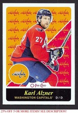 2015-16 O-Pee-Chee Retro #96 Karl Alzner Washington Capitals