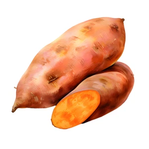Sweet Potato Vegetable Self Adhesive Waterproof Sticker