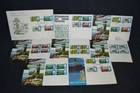 GB first day covers 1966 Landscapes x 8, all diff cover types or stamp formats