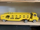 Vintage 1960s Tonka Car Carrier Hauler Yellow