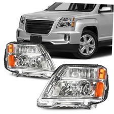 Headlights Assembly Compatible with 2016 2017 GMC Terrain,Chrome Housing