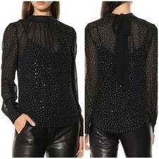 Veronica  Beard Melling Rhinestone Embellished  Top