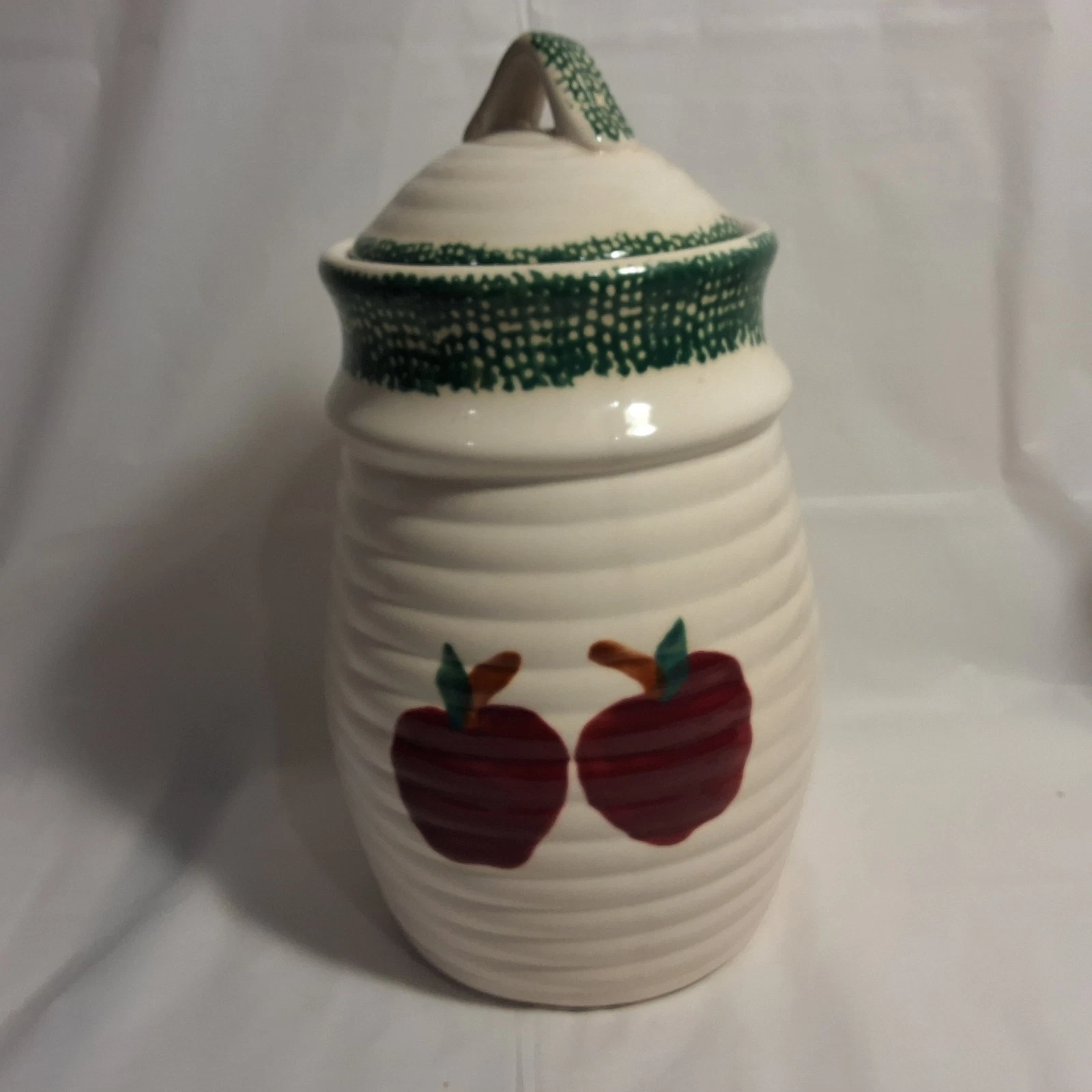 Vintage Alco Apple Garden Canister Large