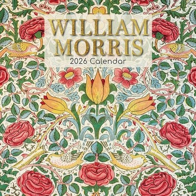 Quadratischer Wandkalender 2026 - William Morris Edition | Hochwertiger Druck |