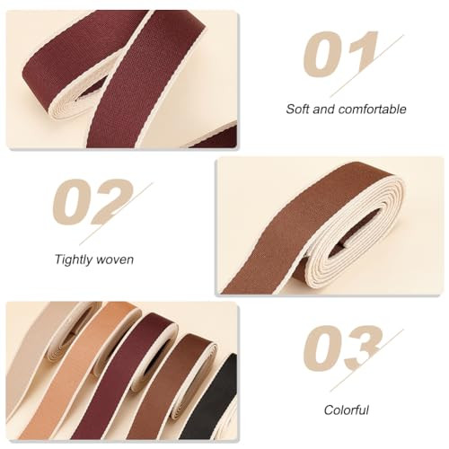 Correas de poliéster pesadas de 1-1/2 pulgada, 5 colores correas planas correas de nailon - Imagen 4 de 6