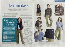 PRIMA SEWING PATTERN SEMI-FITTED DENIM JACKET TO FIT SIZES 6 - 24