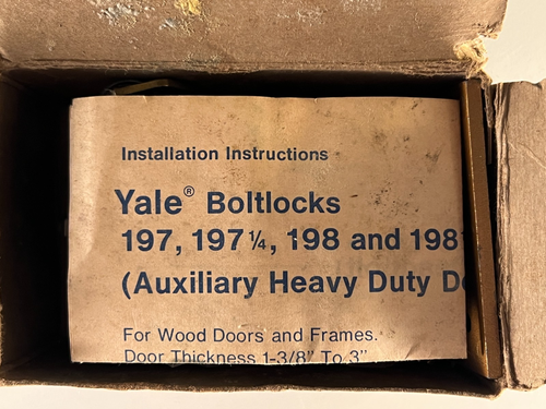 New EATON Yale High Security Deadlock 197 Jimmy Proof BoltLock - Picture 3 of 13