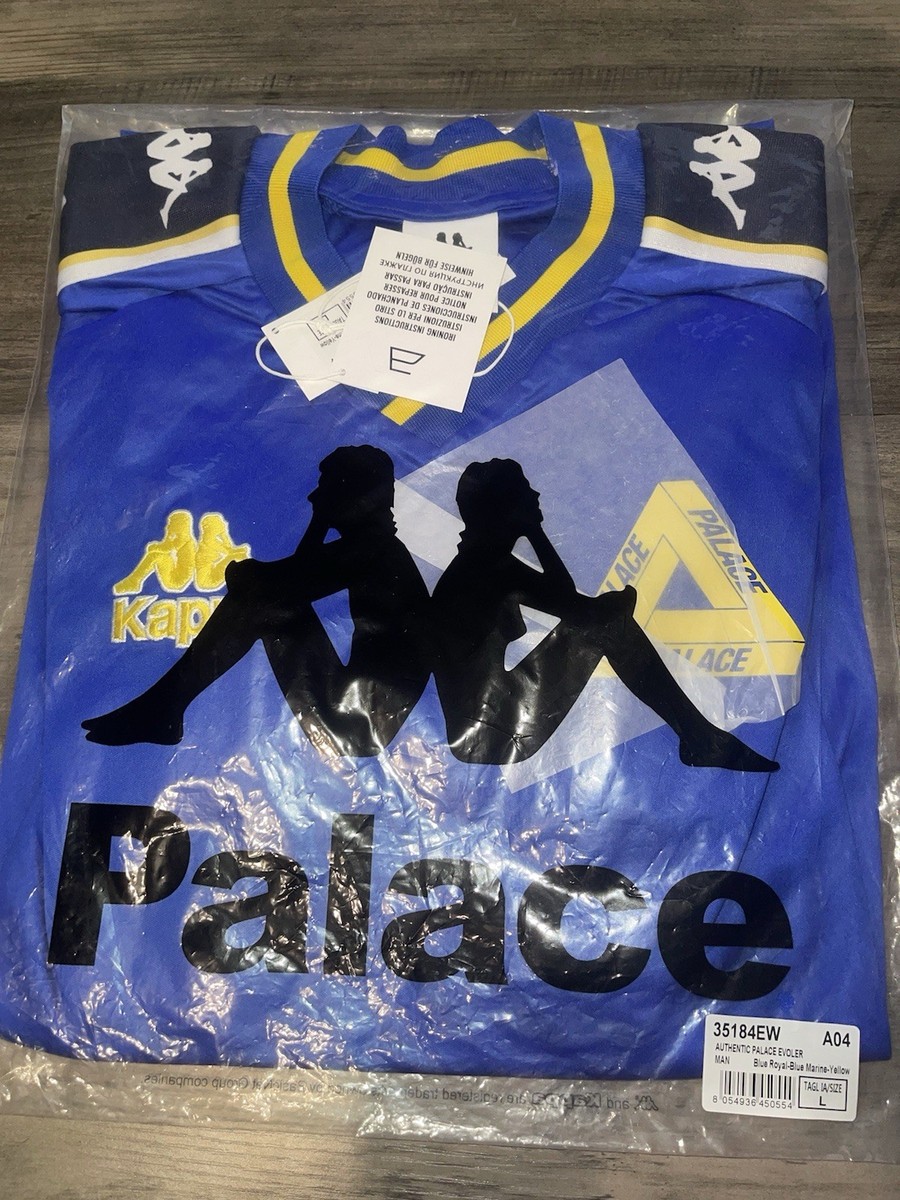 Palace x Kappa Jersey Blue/Black/Yellow Size Large | eBay Palace x Kappa Jersey Blue/Black/Yellow Size Large | eBay