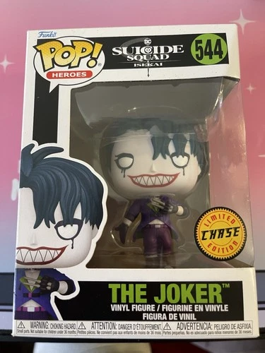 Funko Pop! Vinyl The Joker Suicide Squad Isekai 544 Limited Chase Edition Figure