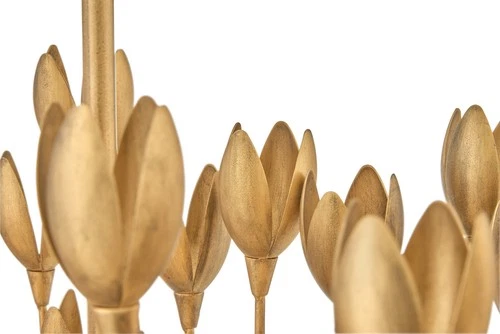 Hinkley Lighting 30015 Flora 10 Light 60"W Lisa McDennon Candle - Gold - Picture 7 of 9