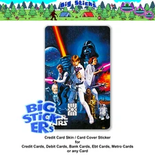 Starwars Credit Card Cover SMART Sticker Skin Wrap, Card Sticker Decal