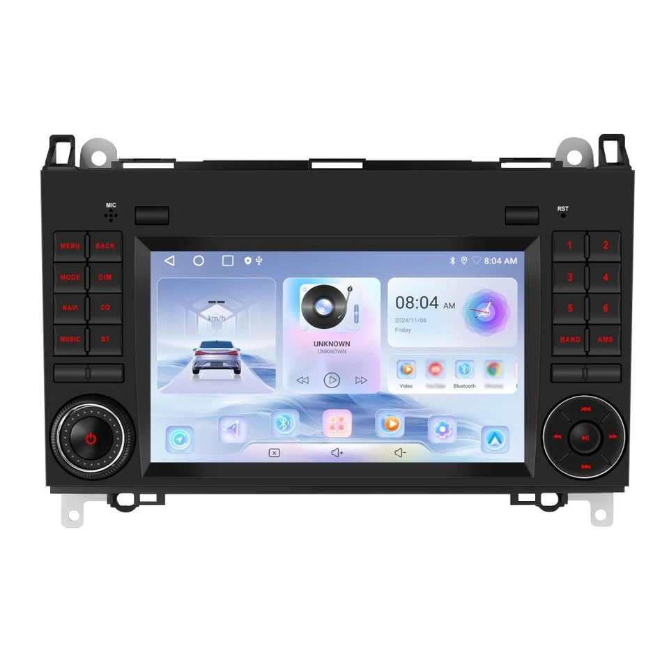 DAB+ Android 15 Autoradio GPS Für Mercedes Benz A/B Klasse Viano Vito Sprinter - Bild 3 von 4