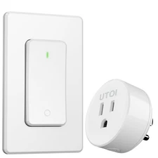 Remote Control Outlet Plug with Remote Switch Long Range Wireless Remote Ligh