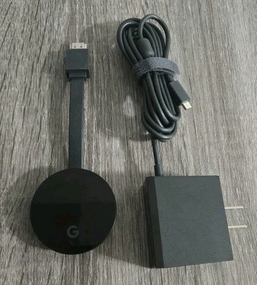 Google Chromecast Ultra 4K Streaming Media Player NC2-6A5-D Wi-Fi HDMI