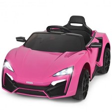 12V Kids Ride-On Car 2.4G RC Electric Vehicle w/ LED