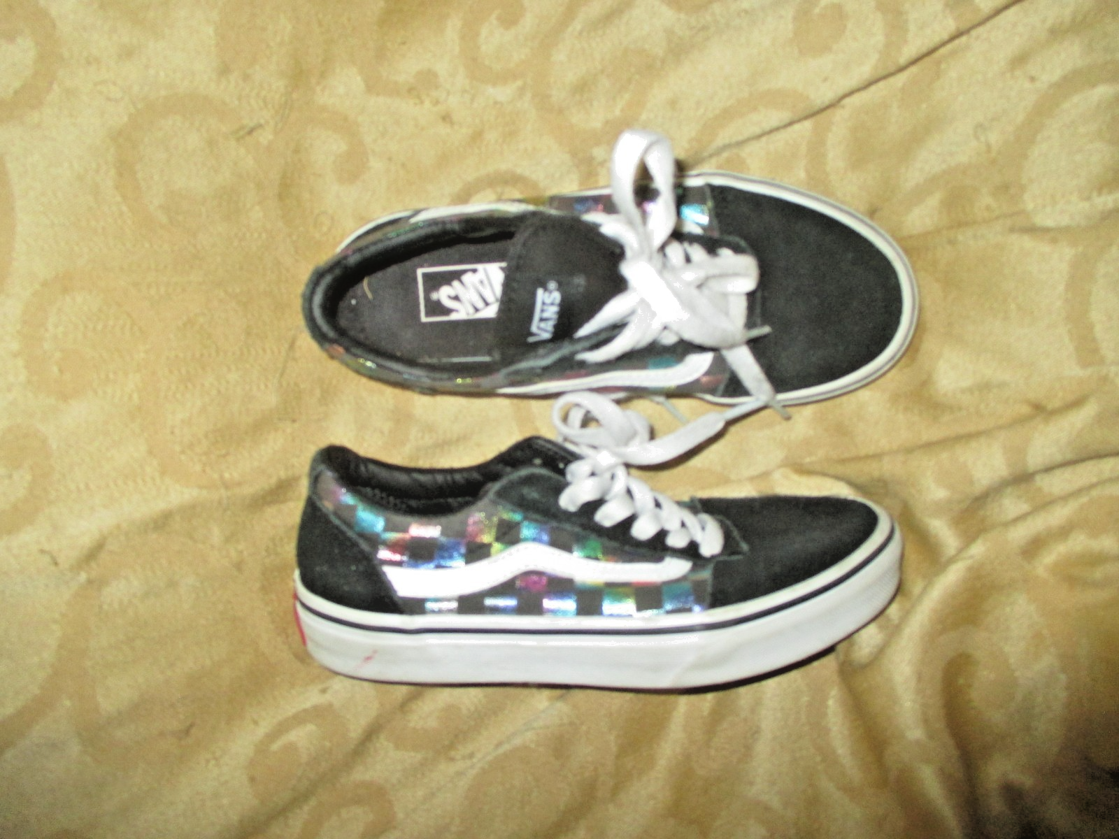SAOLA Scarpe da bambino Vans Oldol Skoolr skaterrs sneake t 2cacchiera scacchierae