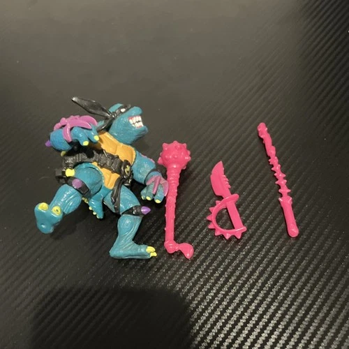 TMNT Slash Teenage Mutant Ninja Turtles Action Figure Toy VTG 90s Fan Collect