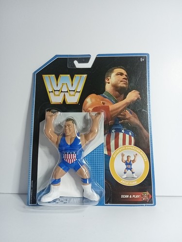 WWE Mattel Retro Series 7 Kurt Angle Wrestling Fig...