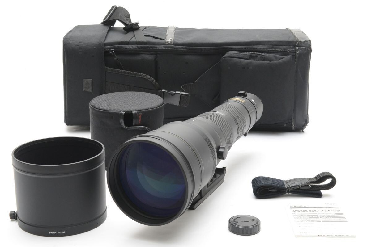 SIGMA 300-800mm F5.6 APO EX DG HSM Lens for Nikon F Used