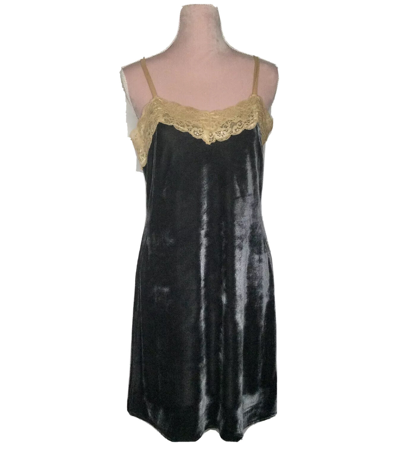 Del Lago Women's Party Dress Size ~Small ~Velvet And Lace Sexy Elegant Lingerie