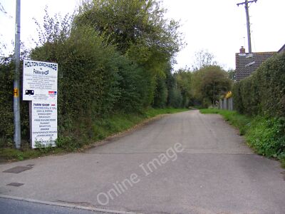 Photo 12x8 Entrance to Holton Orchards & Farmshop & Footpath to Orchard Va c2010