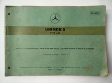 Mercedes Unimog S 404, originale Ersatzteilliste 35009 Ausgabe E, 1969
