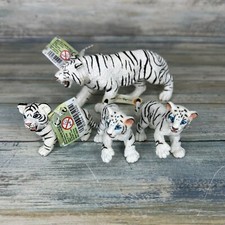 Safari LTD White Siberian Tigers Figures Family Lot