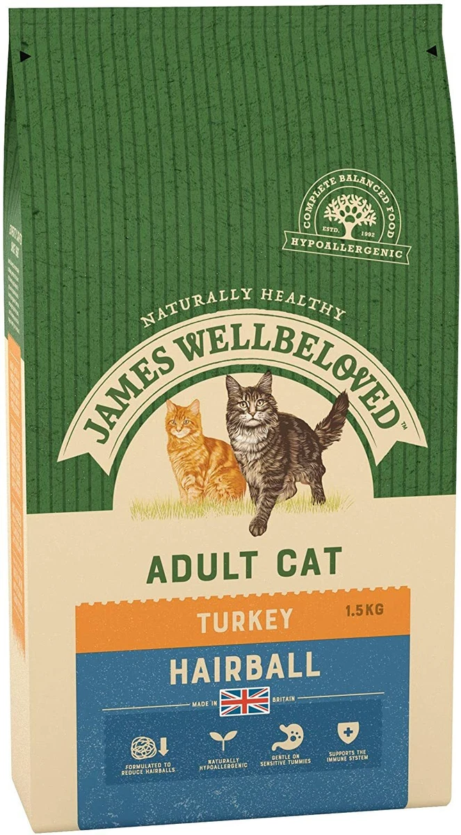 James wellbeloved cheap hairball 4kg