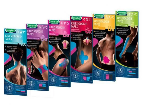 SENSIPLAST Kinesiologie Tapes Physiotape Tape Physio Pflaster Sport Sporttape