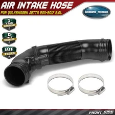 Front Side Engine Air Intake Hose w/ Clamps for Volkswagen Jetta 2011-2017 2.0L