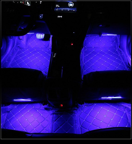 4x 12V Car Interior RGB LED Strip Lights Music Atmosphere Light Remote Control - Picture 10 of 10