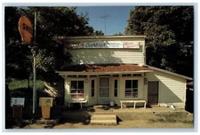 Kentucky Postcard James Archambeault Overby Store Shell Gas Station 1960 Vintage