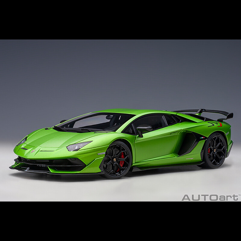 Rare Autoart 1:18 Lamborghini Aventador SVJ Green Diecast Car