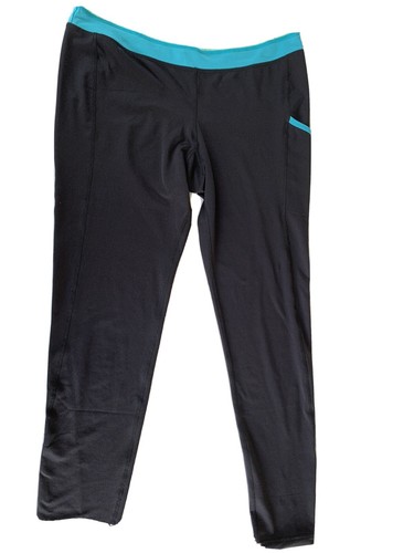 Fila Womens Black Sports Leggings Yoga 