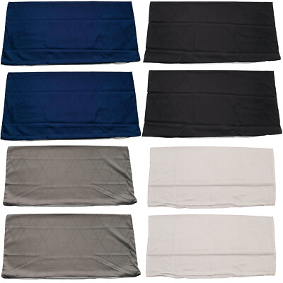 2er PACK Kopfkissenbezug 40x80 cm Kissenbezug 100% Baumwolle Jacquard Damast
