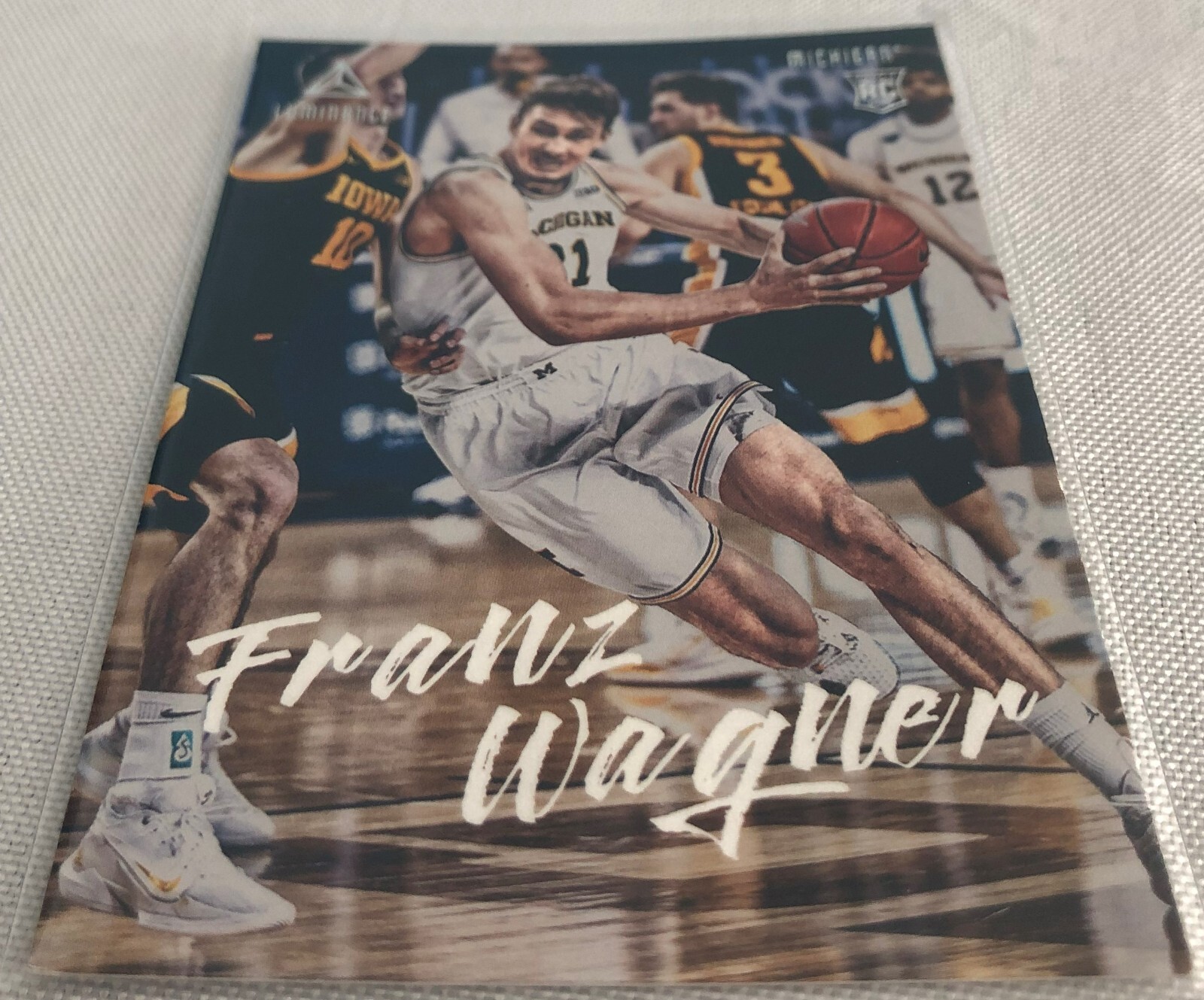 2021-22 Chronicles Draft Luminance Basketball Franz Wagner Michigan Rookie #84