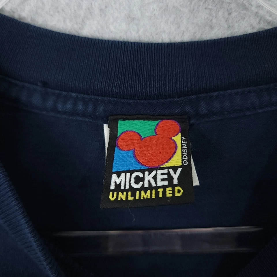 Винтажная мужская рубашка Disney XL Mickey Mouse Florida ретро мультфильм Джерри Ли - Изображение 4 из 4