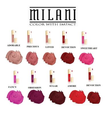 MILANI AMORE MATTE LIPPENCREME FARBE LIPPENSTIFT BRANDNEU - alle FARBEN