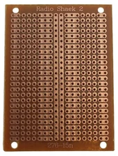 4 pcs Single Sided PCB Busbar Proto Perf Board Bakelite FR 2 5*7 cm