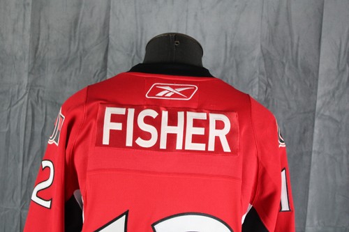 Ottawa Senators Jersey (Retro) - Mike Fisher 12 by Reebok - Men's Large - Picture 7 of 12