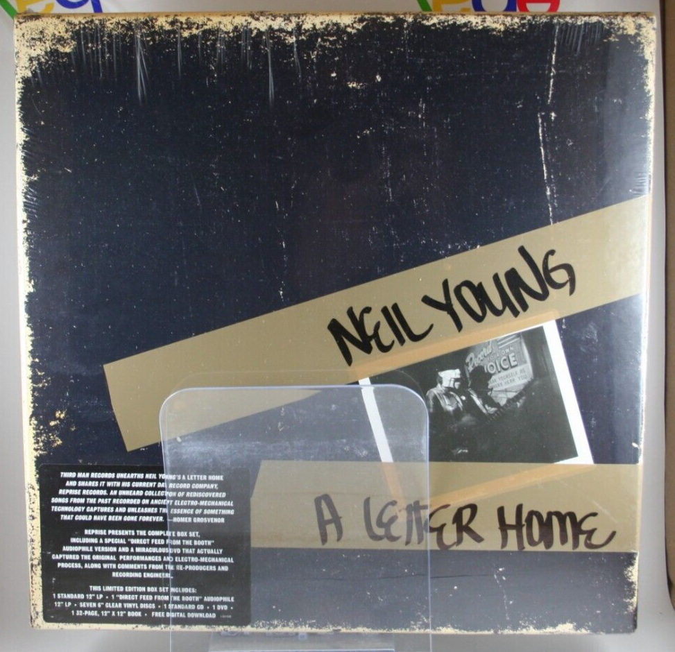 Neil Young A Letter Home Limited Deluxe Edition Box Set LP CD DVD