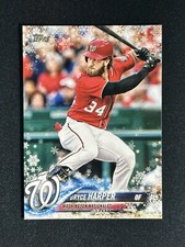 2018 Topps Holiday Bryce Harper HMW1 Baseball Card Washington Nationals