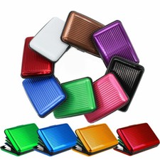 Pocket Waterproof ID Credit Card Business Wallet Holder Aluminum Metal RFID Case