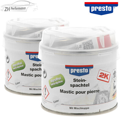 2x presto Steinspachtel Styrolfrei Reparatur Instandhaltung Kleben 250g